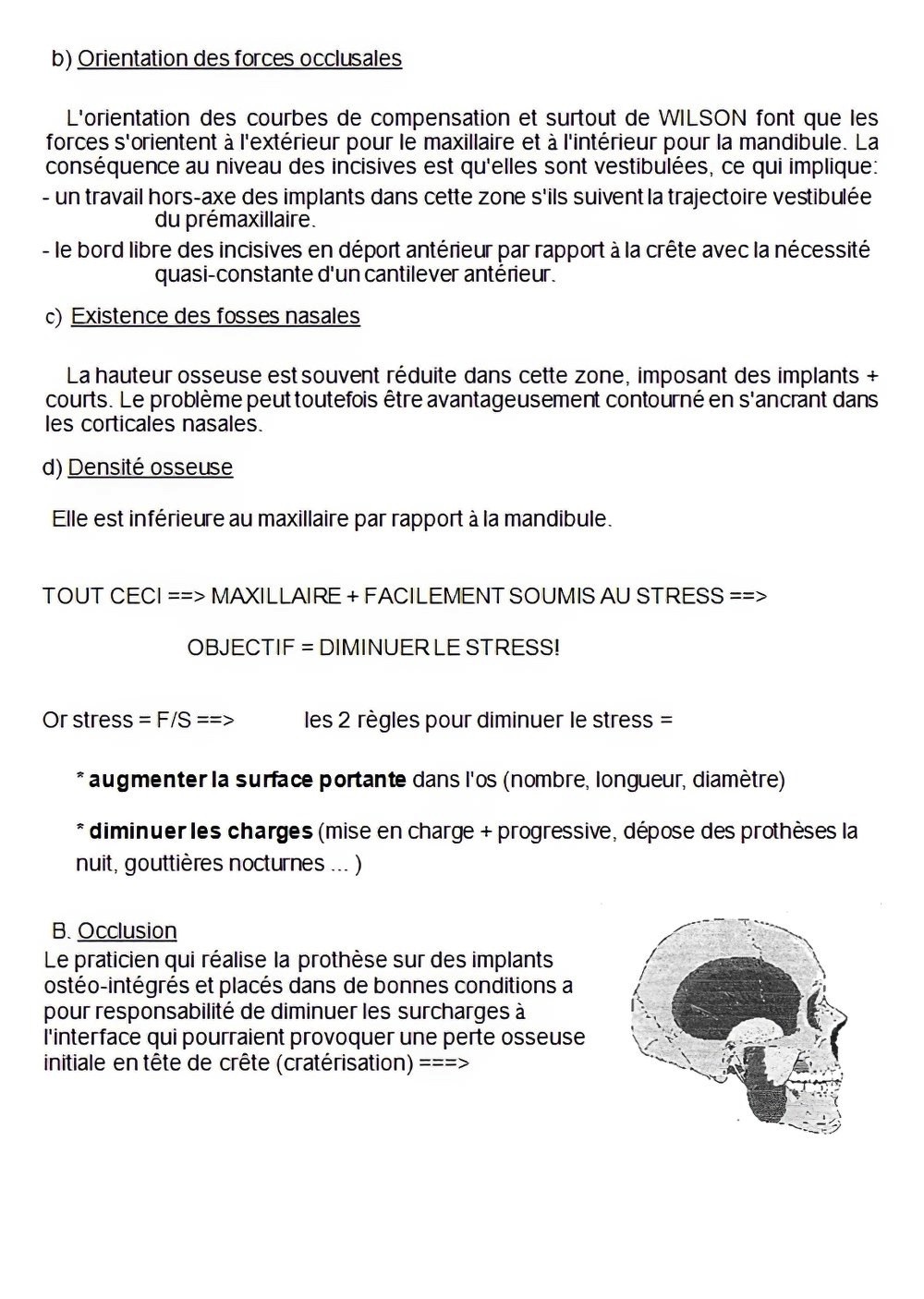 Base de l'implantologie dentaire