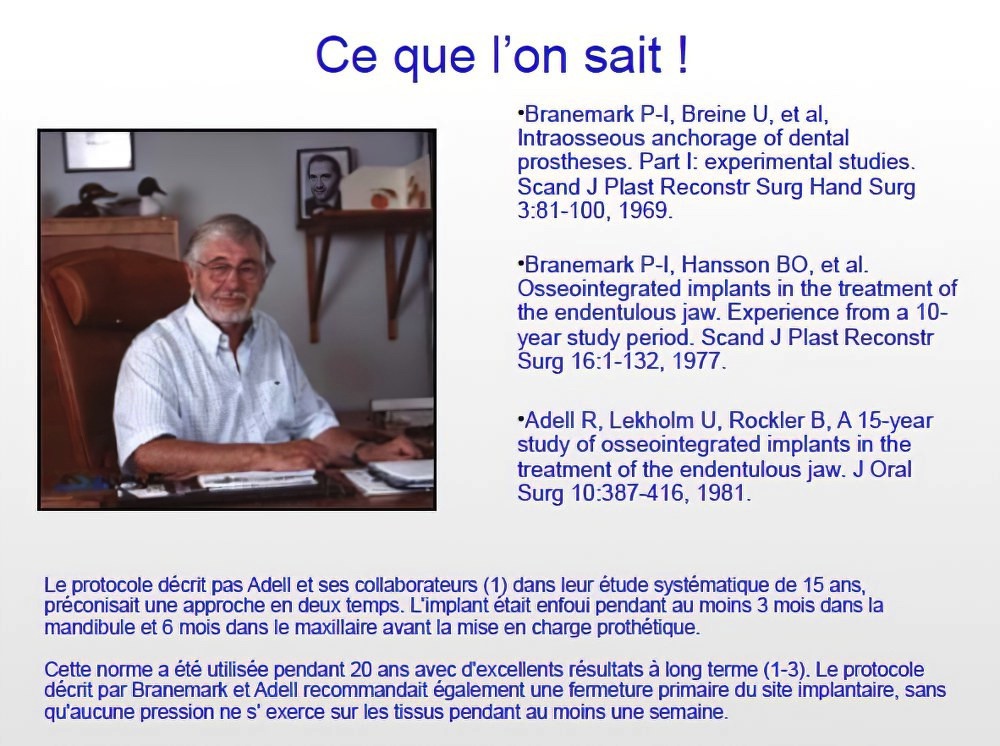 Implantologie dentaire et occlusion