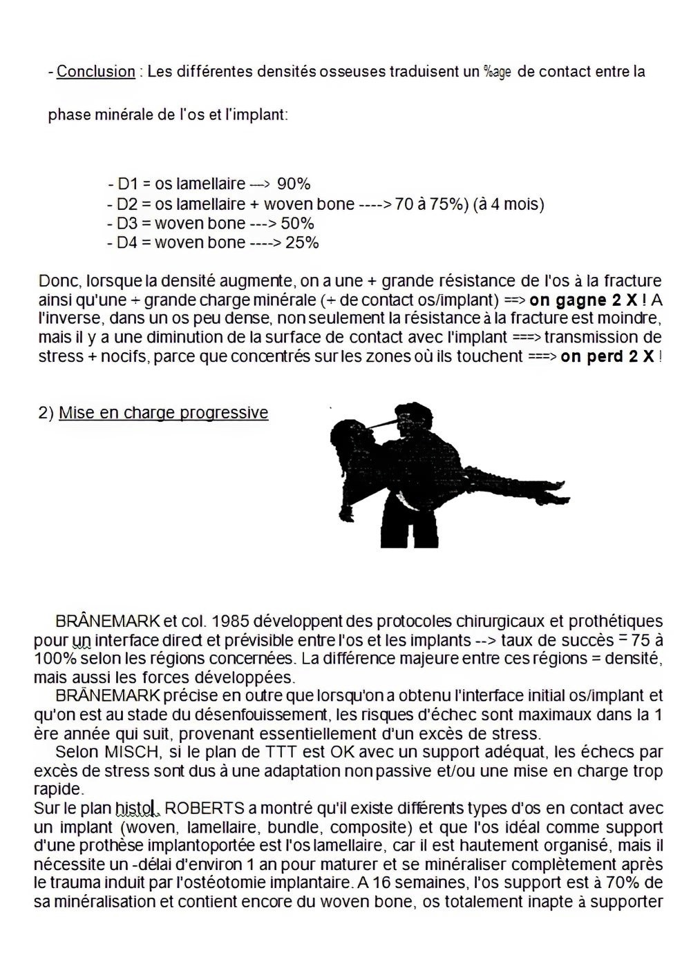 Base de l'implantologie dentaire