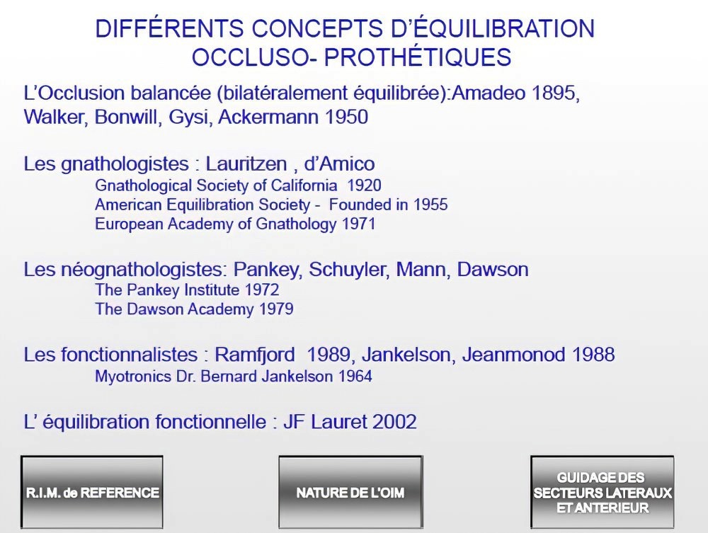 Implantologie dentaire et occlusion