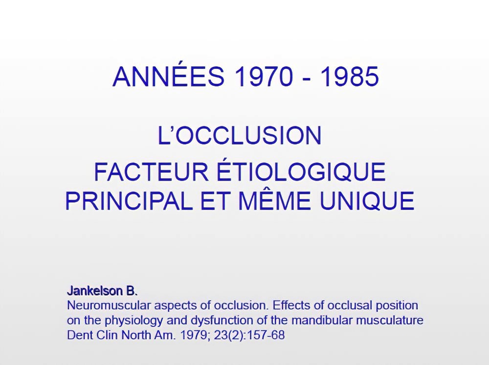 Implantologie dentaire et occlusion