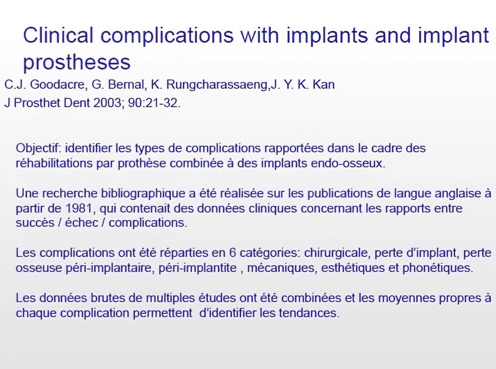 Implantologie dentaire et occlusion